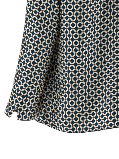 'S Max Mara Blue Silk Blouse