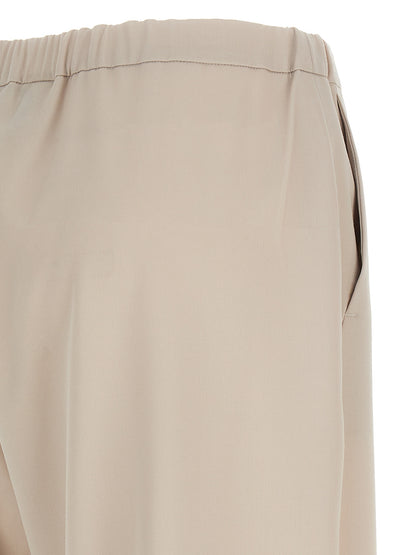 'S Max Mara Beige Virgin Wool Athletic Pants