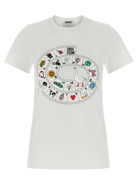 Moschino White Cotton T-Shirt
