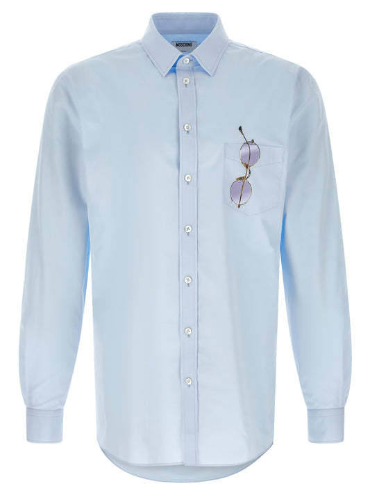 Moschino Blue Cotton Blouse