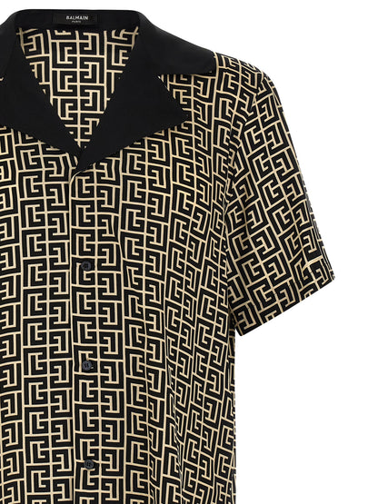 Balmain Bicolor Viscose Blouse