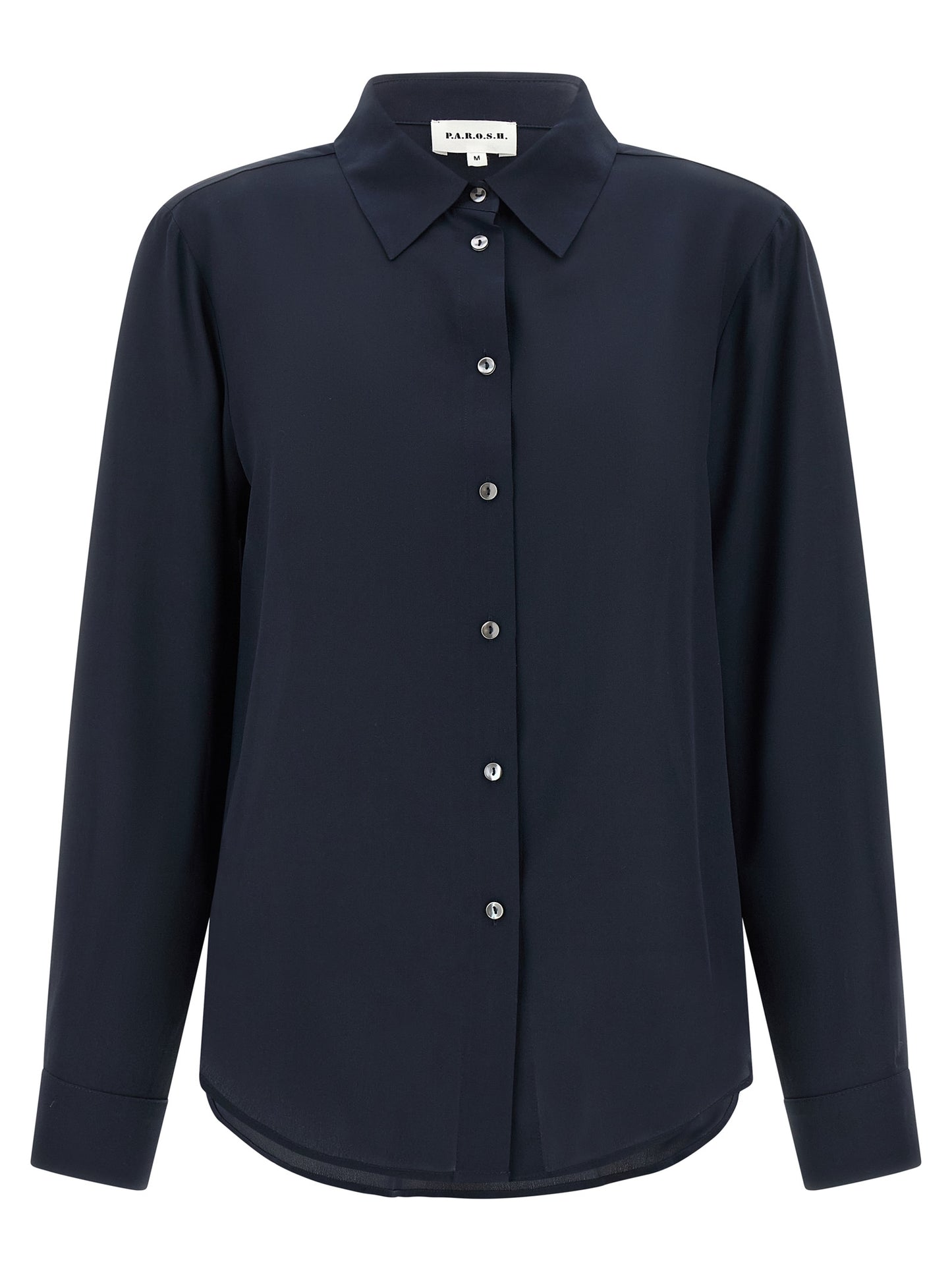 P.A.R.O.S.H. Blue Silk Blouse