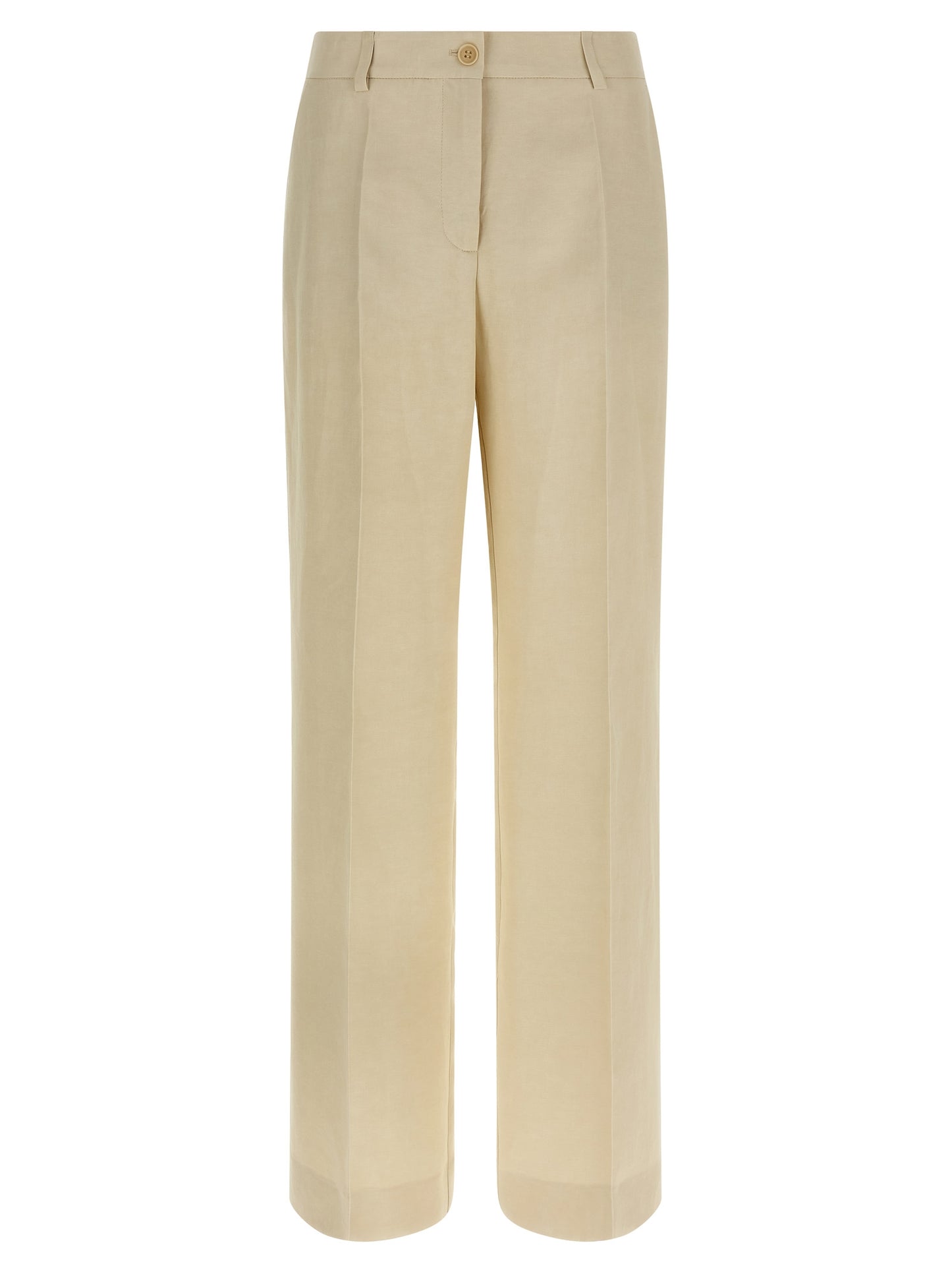 P.A.R.O.S.H. Beige Viscose Casual Pants