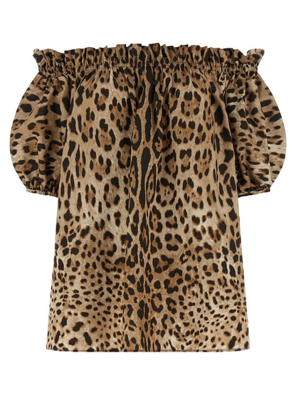 Dolce & Gabbana Brown Cotton Shirt