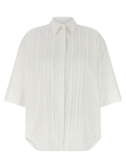P.A.R.O.S.H. White Cotton Blouse
