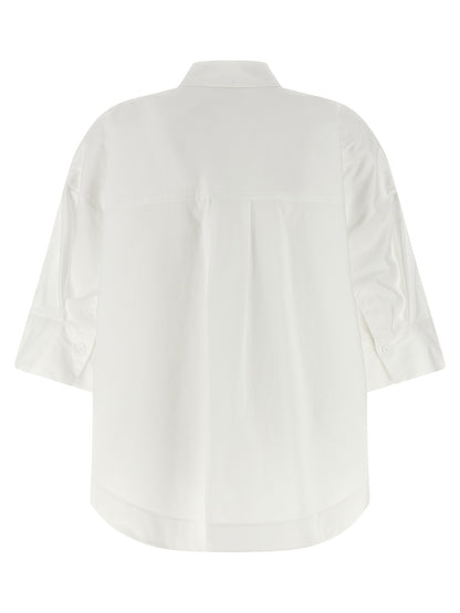 P.A.R.O.S.H. White Cotton Blouse