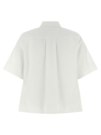 P.A.R.O.S.H. White Cotton Blouse