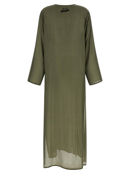P.A.R.O.S.H. Bicolor Silk Long Dress