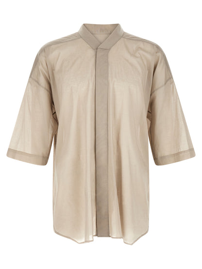 Rick Owens Gray Cotton Blouse