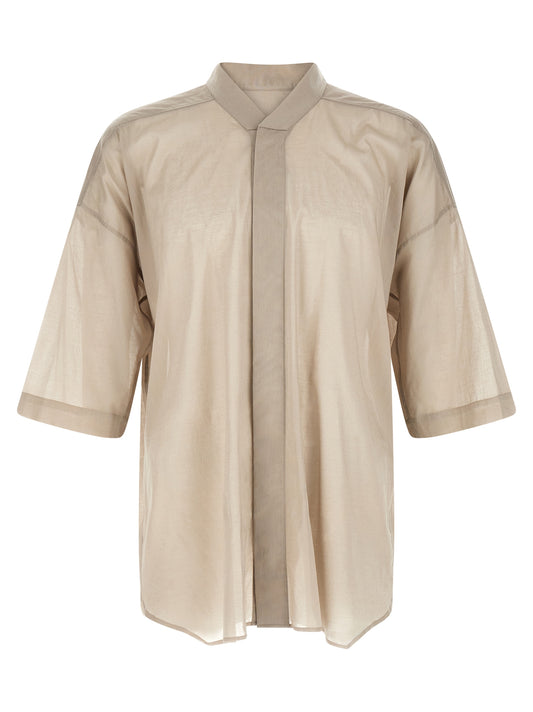 Rick Owens Gray Cotton Blouse