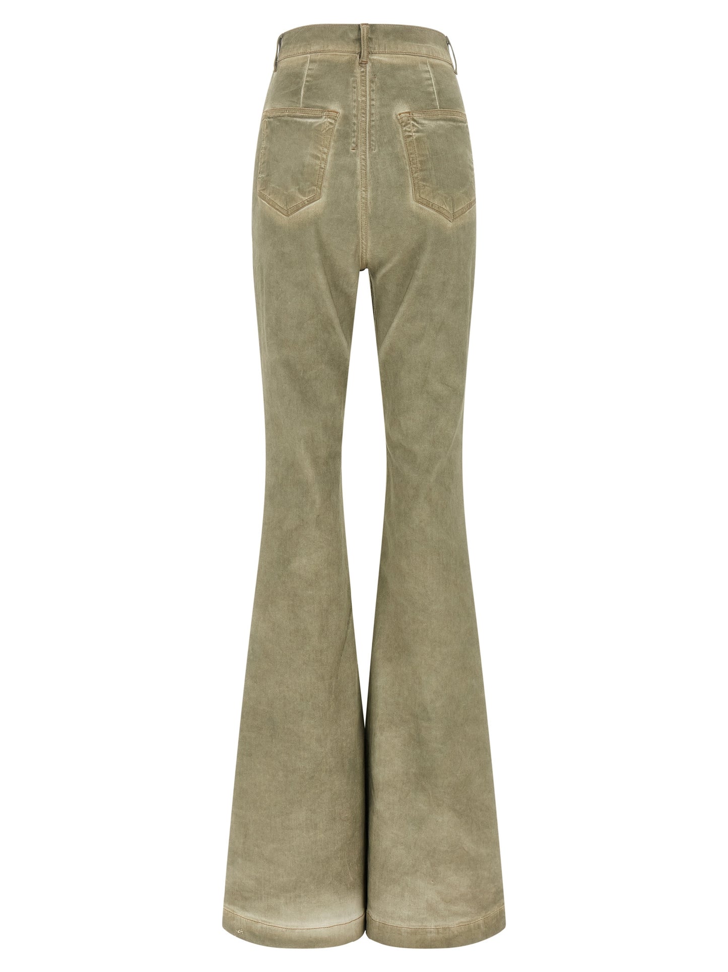 DRKSHDW Beige Cotton Bootcut Jeans