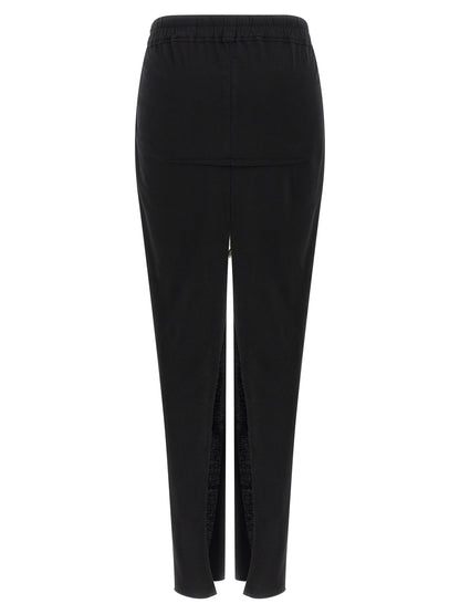 DRKSHDW Black Cotton Mini Skirt