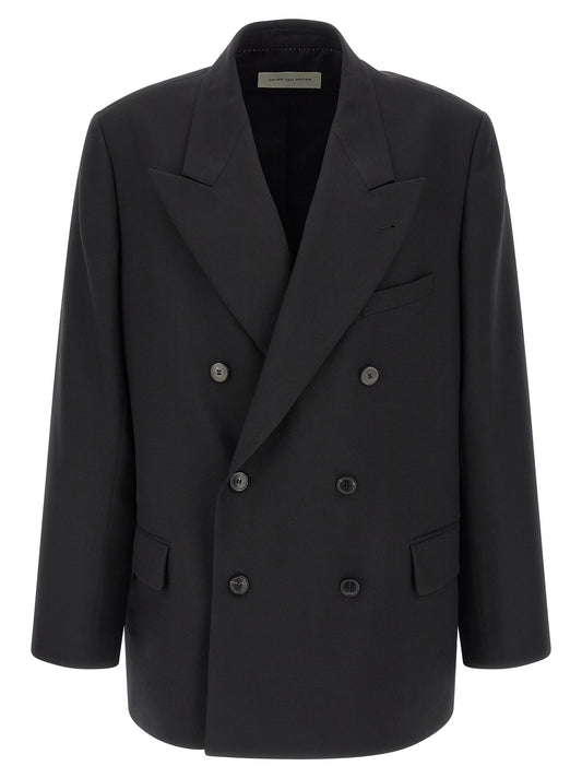 Dries Van Noten Black Wool Blazer
