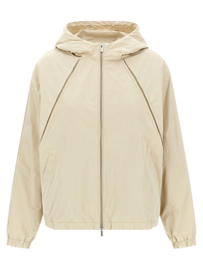 Peserico Beige Polyester Shell Jacket