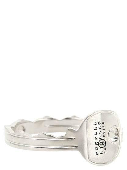 MM6 Maison Margiela Silver Brass Bracelet