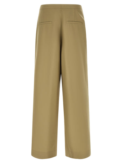 Dries Van Noten Bicolor Wool Casual Pants