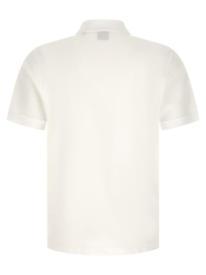 Hugo Boss White Cotton Polo Shirt