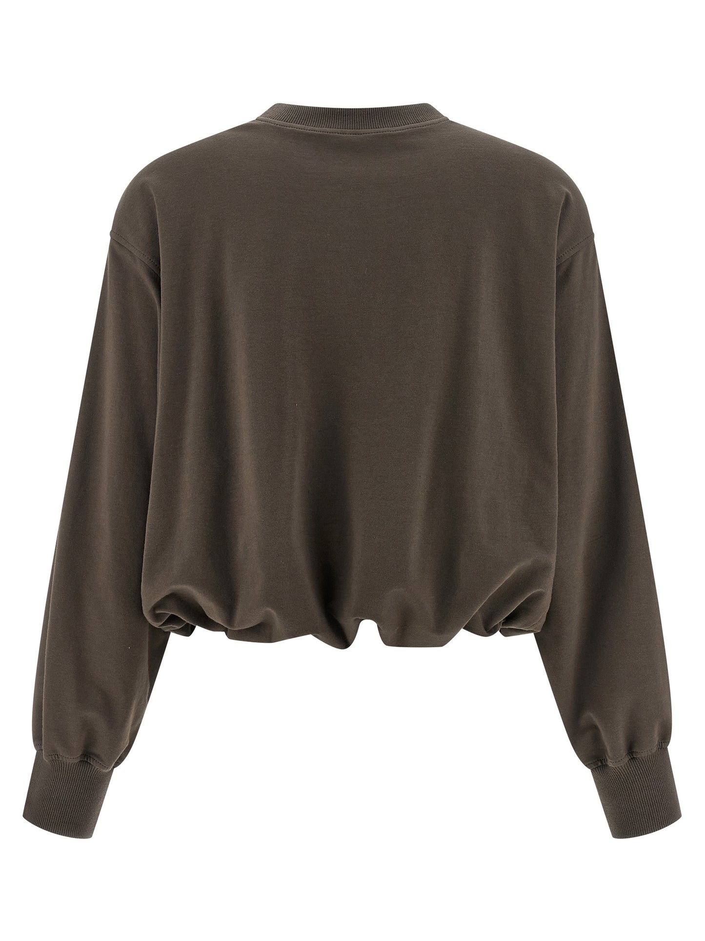 Brunello Cucinelli Brown Cotton Sweatshirt