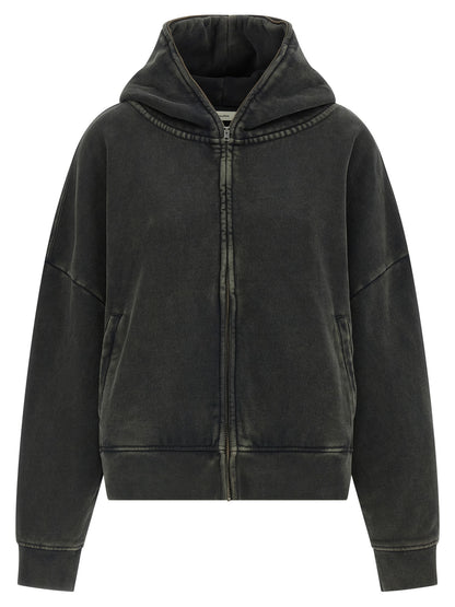 Entire Studios Gray Cotton Hoodie