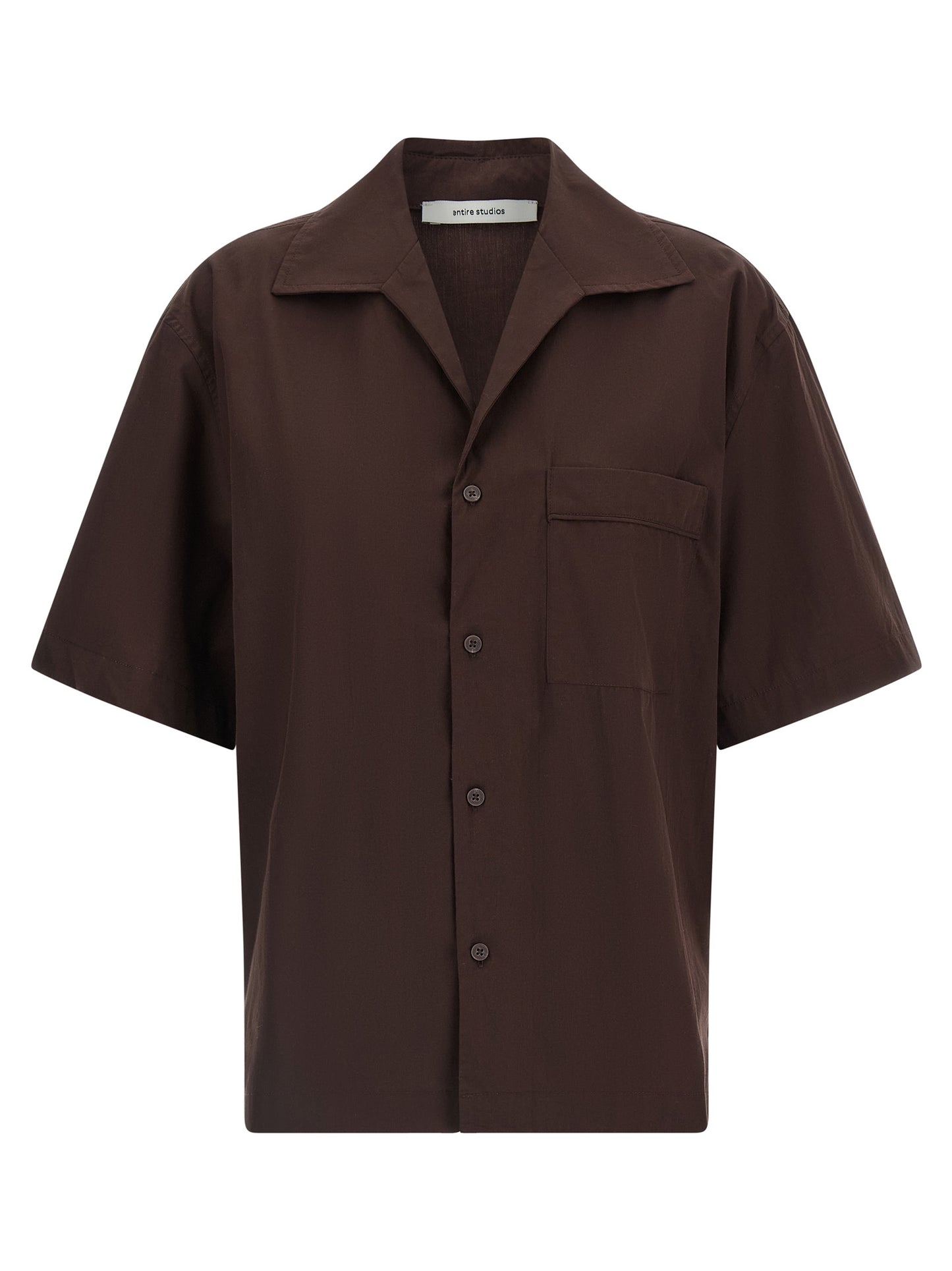 Entire Studios Brown Cotton Blouse
