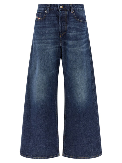 Diesel Blue Cotton Jeans Denim