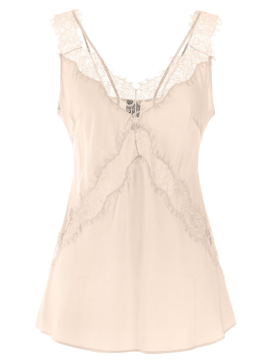 Shirt by PINKO for women in viscose twill multicolor & pink showcases a sharp silhouette, elegantly detailed with a sharp v-neck neckline and sharp .