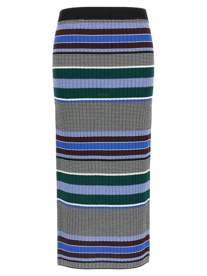 PINKO Multicolor Viscose Midi Skirt