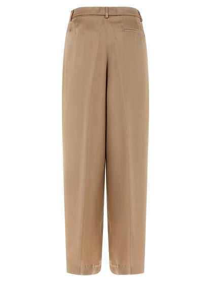 Fabiana Filippi Beige Viscose Casual Pants
