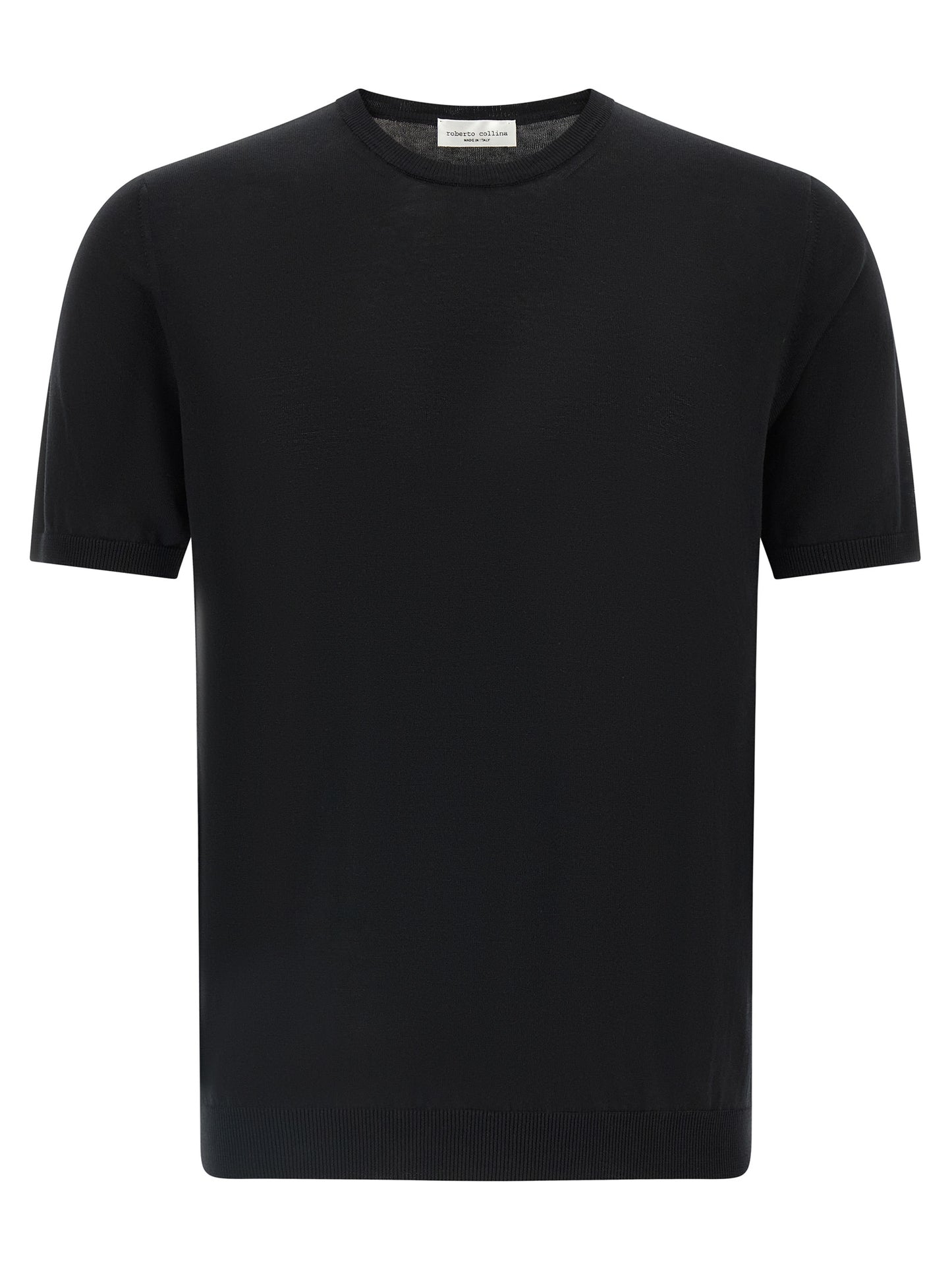 Roberto Collina Black Cotton Cardigan