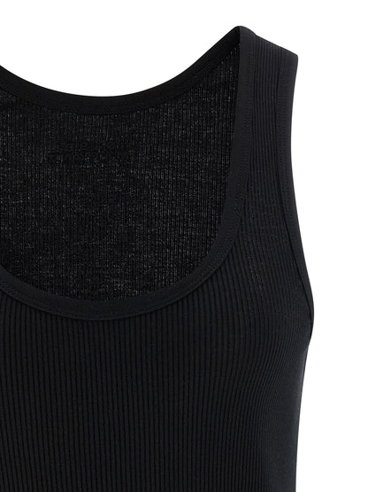 Isabel Marant Women's Wide Round Neck Cotton Tank Top - Black
