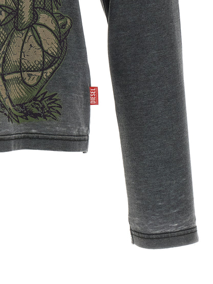 Diesel Gray Cotton Sportswear