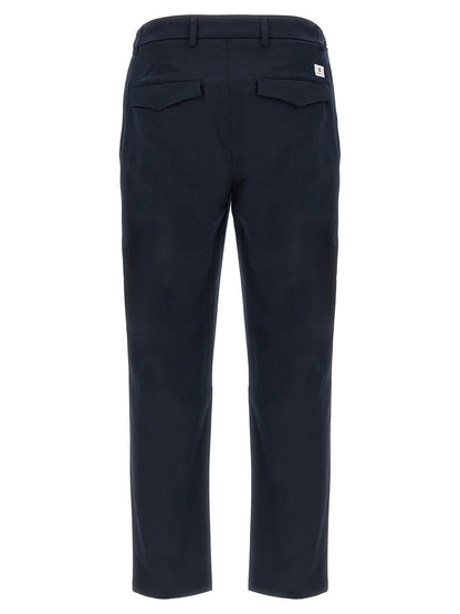 Department 5 Blue Cotton Casual Pants