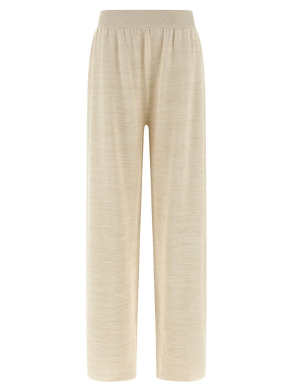 Fabiana Filippi Gold Cotton Casual Pants