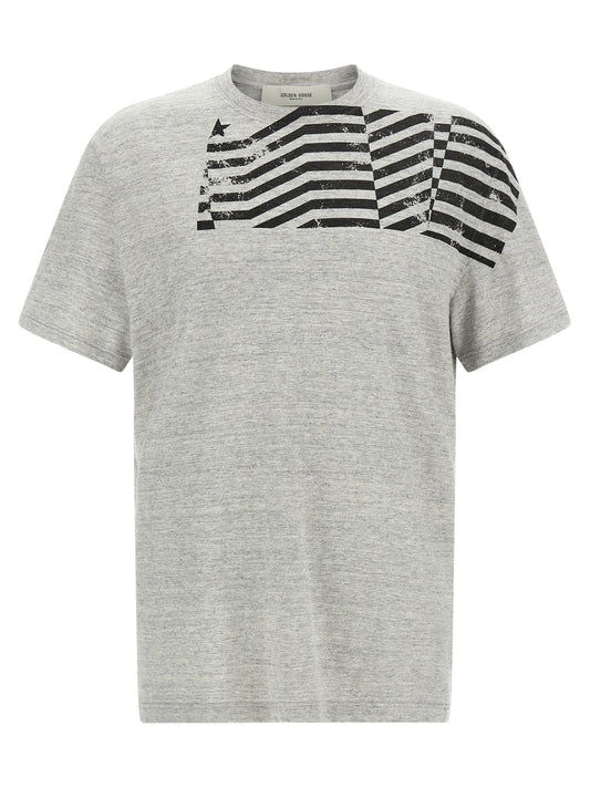 Golden Goose Gray Cotton T-Shirt