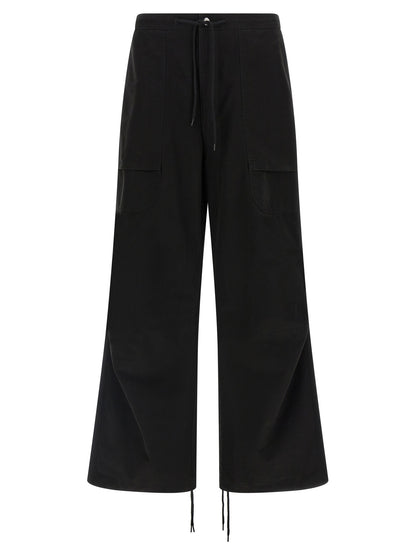 Entire Studios Black Cotton Cargo Pants