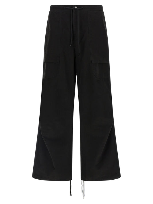 Cargo Pants by Entire Studios for men in cotton black features a architectural straight-leg & wide with a architectural long and architectural .