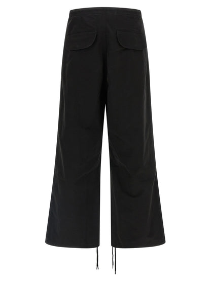 Entire Studios Black Cotton Cargo Pants