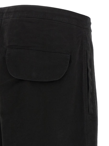 Entire Studios Black Cotton Cargo Pants