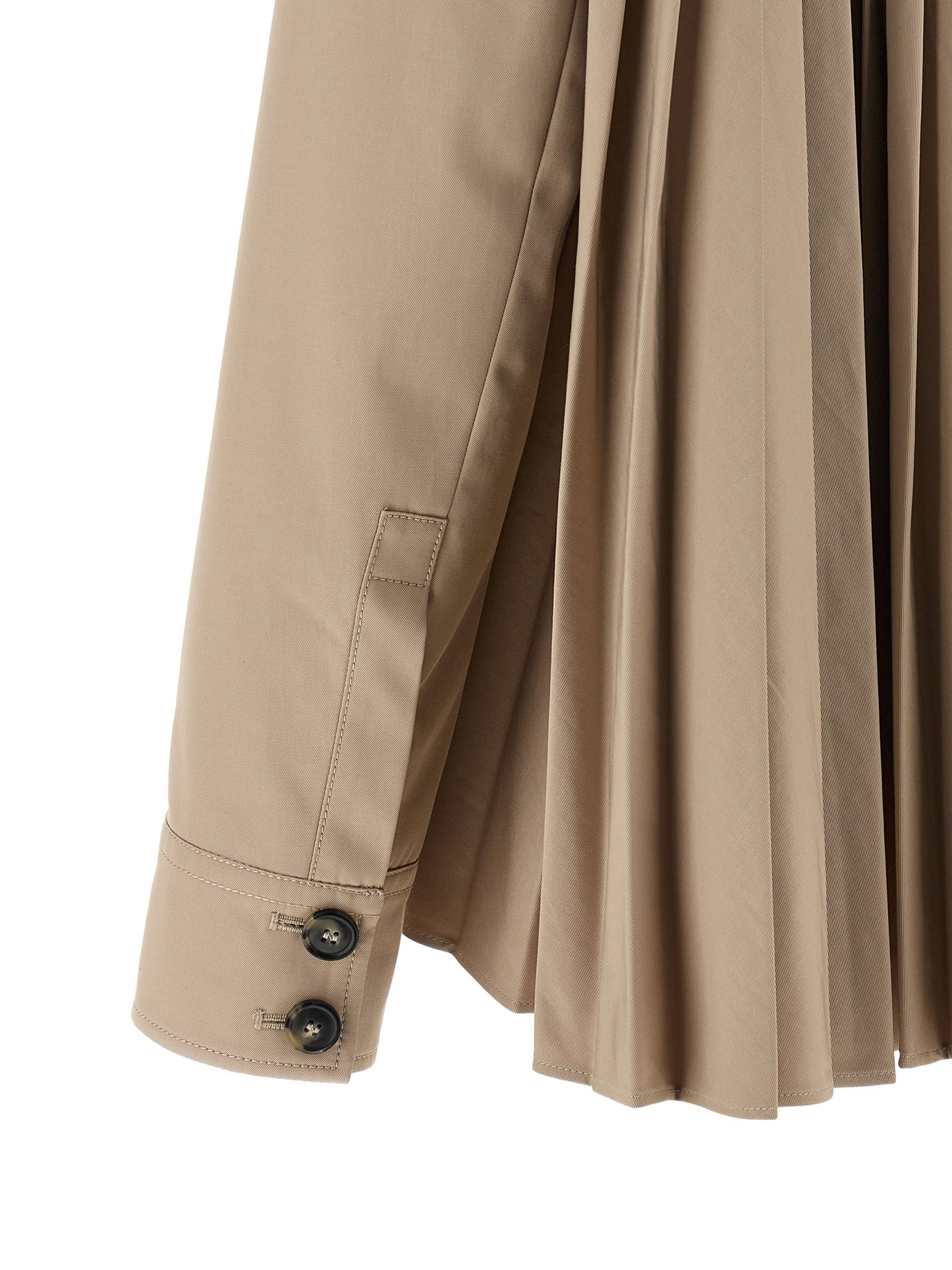 Sportmax Beige Polyester Coat