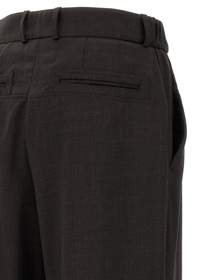 Kiko Kostadinov Brown Virgin Wool Casual Pants