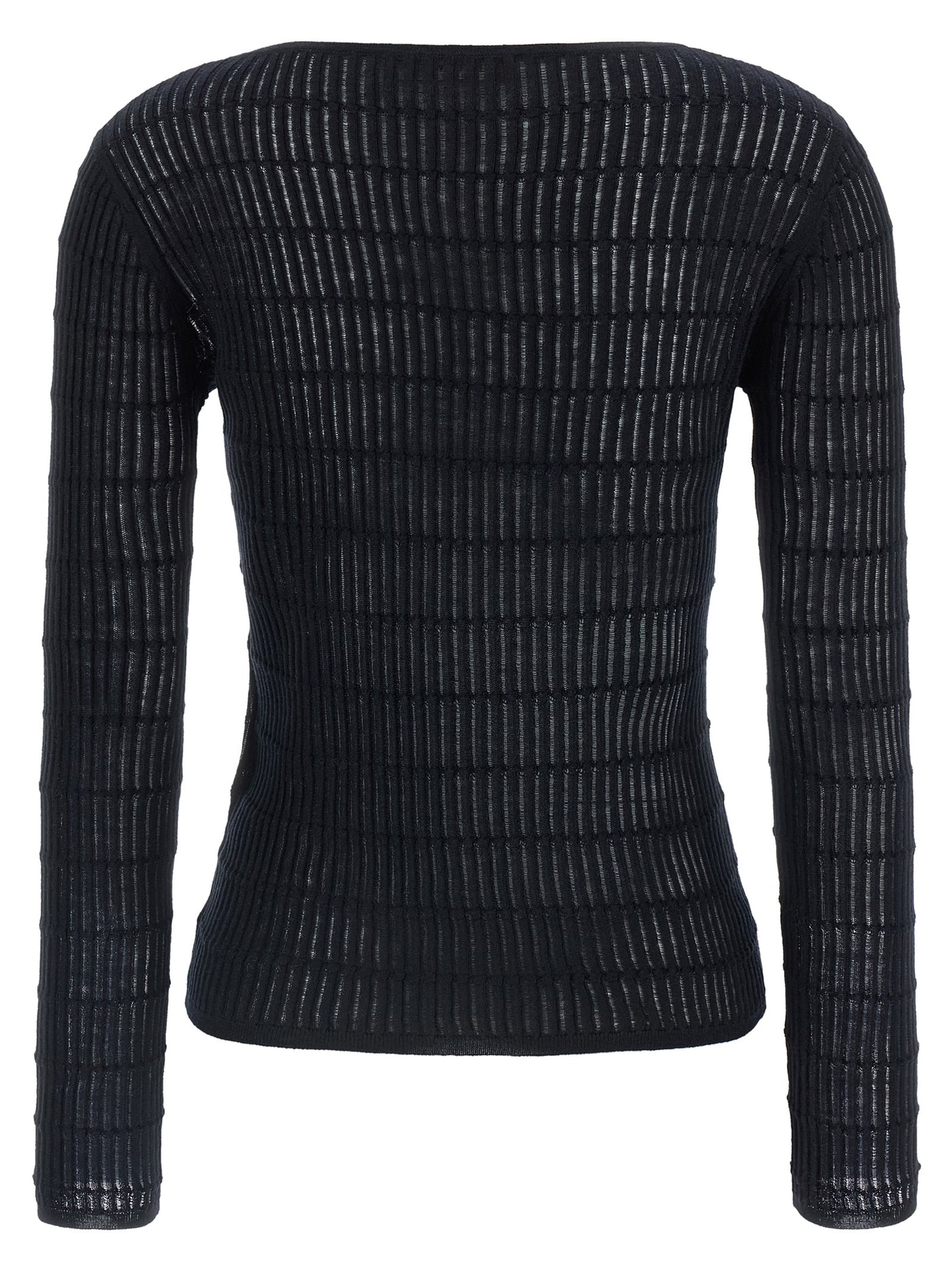 Max Mara Blue Silk Cardigan