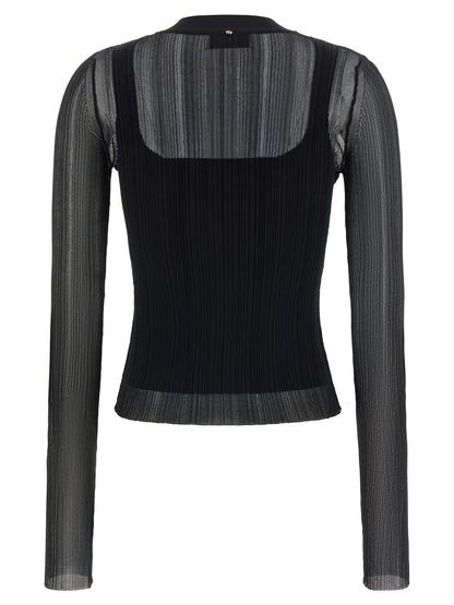 Sportmax Black Viscose Cardigan