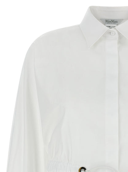 Max Mara White Cotton Blouse