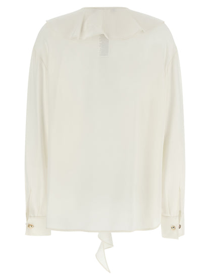 Max Mara White Silk Blouse