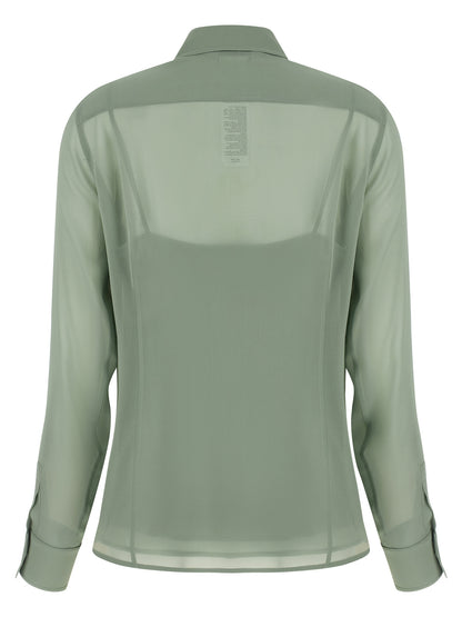 Max Mara Bicolor Silk Blouse