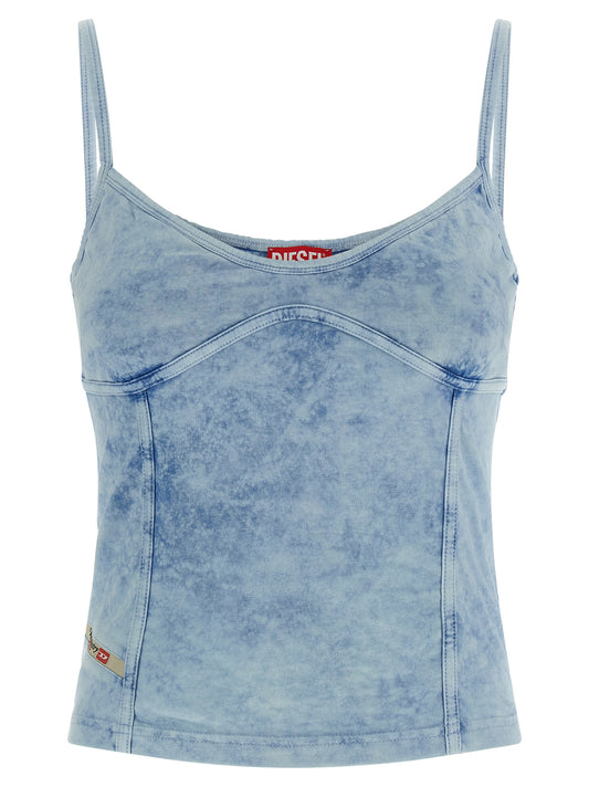 Diesel Blue Cotton Top