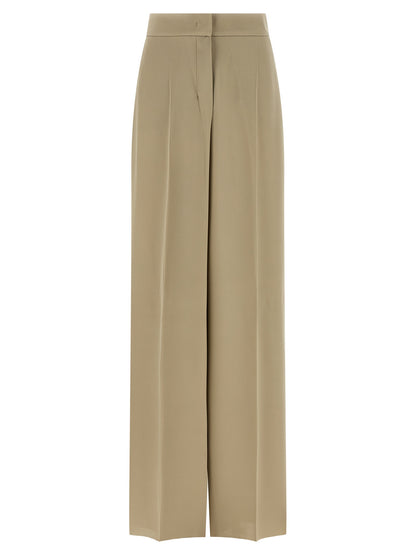 Max Mara Beige Silk Dress Pants