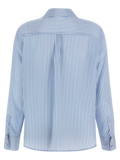 Max Mara Blue Silk Blouse