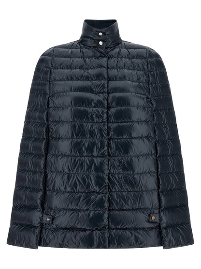 Herno Blue Polyamide Coat