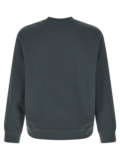 Maison Kitsuné Blue Organic Cotton Sweatshirt